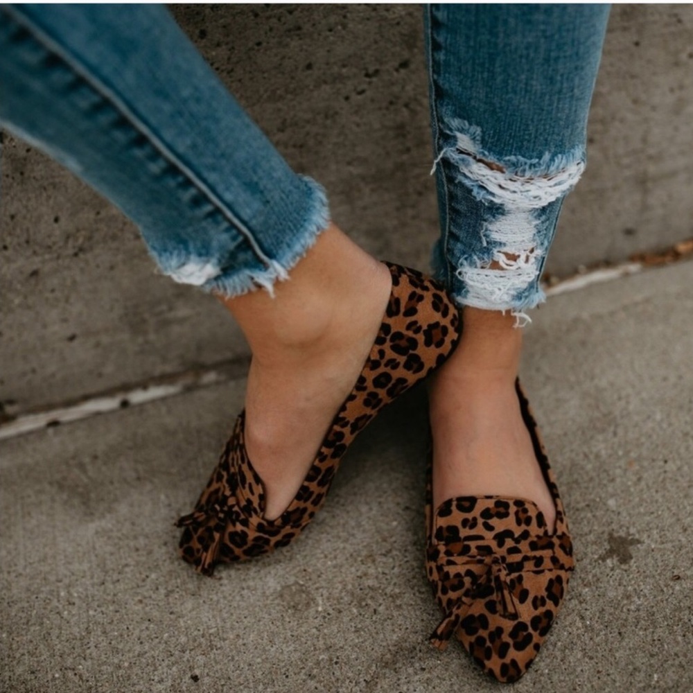 Last one! Leopard Skin Flats